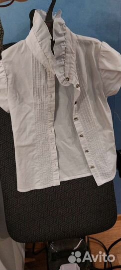 Рубашка школьная 140