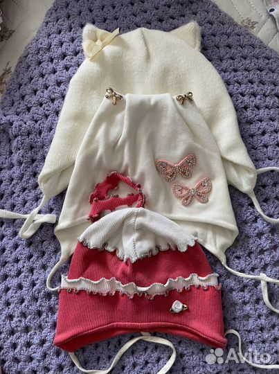 Шапочки для девочки