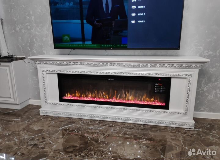 Линейные камины.Электрокамины