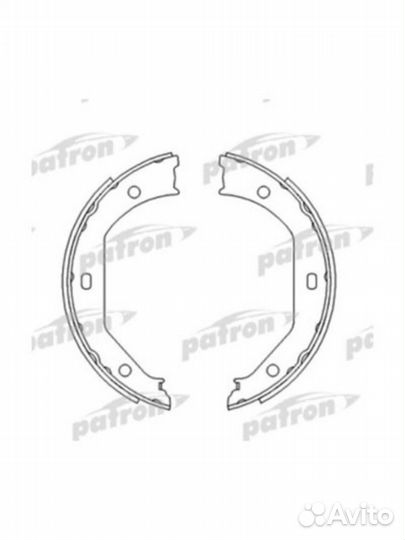 Колодки тормозные барабанные BMW 5