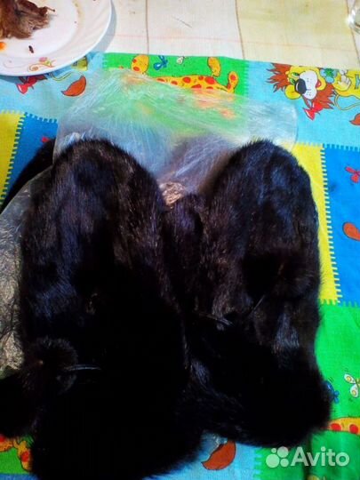 Норковые варежки