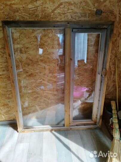 Деревянные окна со стеклопакетом бу