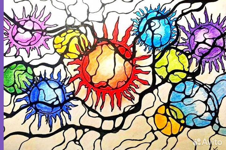 Арт рисунки Нейрографика