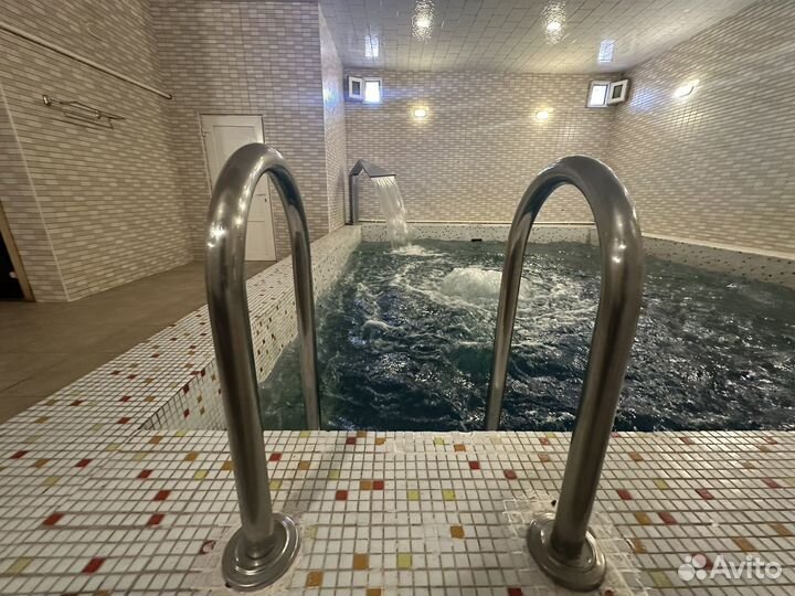 Баня сауна с бассейном