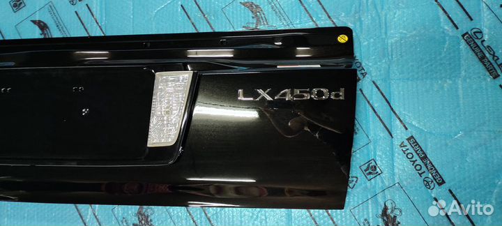 Багажник Lexus Lx 450d нижний с накладкой черный