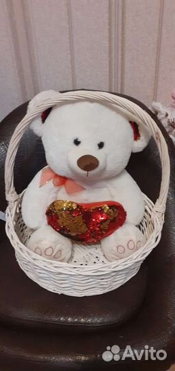 Плюшевый медведь новый