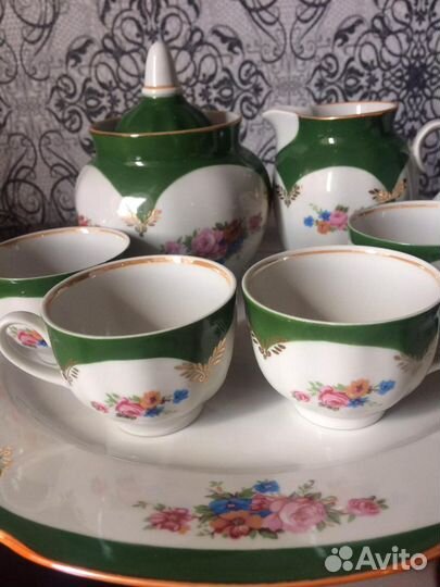 Кофейный сервиз,Дулево 1995 г»Воспоминание”