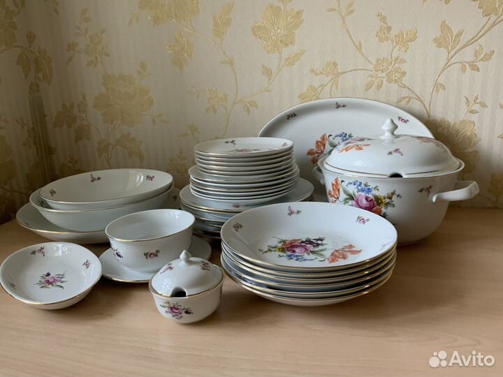 Сервиз столовый Чехословакия