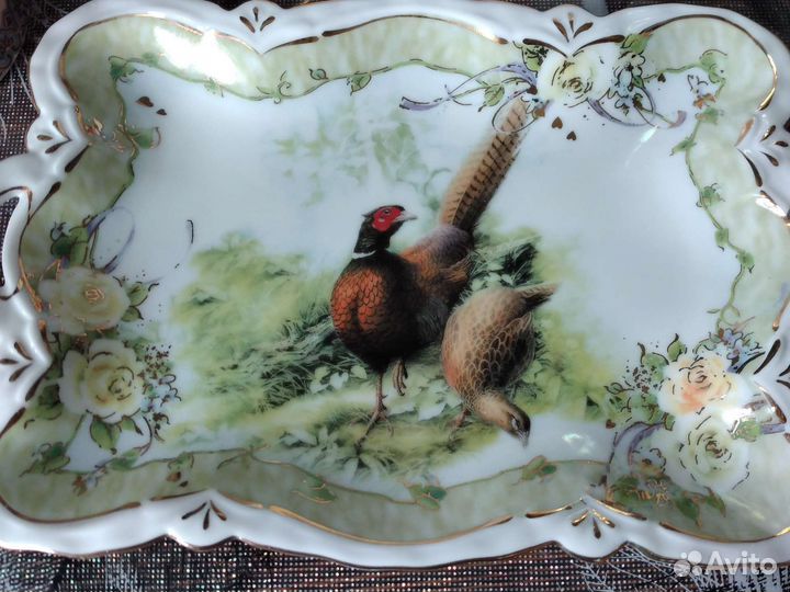 Блюдо, тарелки мейсен гдр,чайница Япония