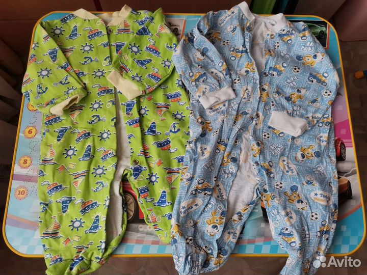 Комбинезоны новые 0-6 месяцев