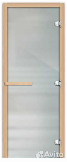 Дверь DoorWood Эталлон (Сатин) 200*80 стекло 10мм