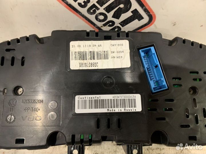 Панель приборов Volkswagen Polo МКПП