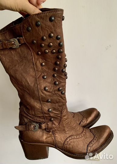 Сапоги крутые казаки ручная работа