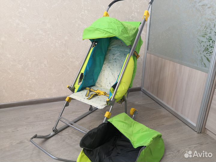 Санки коляска nika