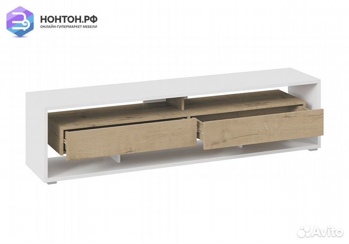 Тв-тумба Монтана TV-2 белый / бунратти глянец