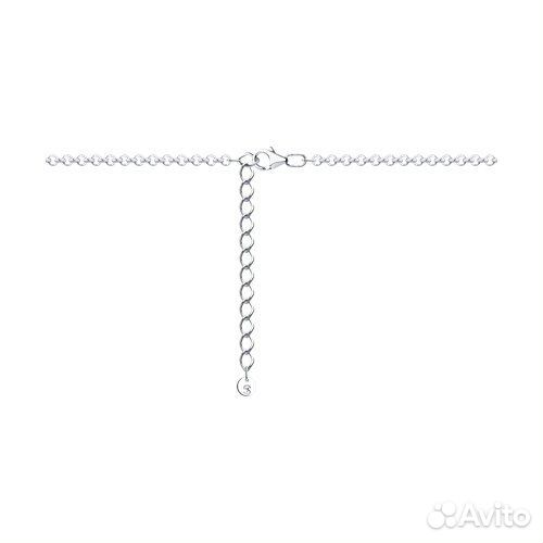 Колье sokolov из серебра, 94071235, р.50\55