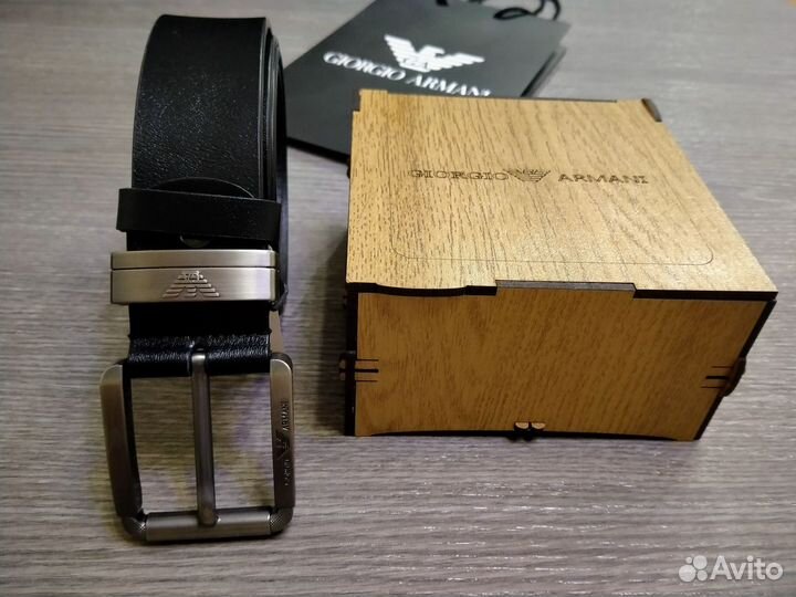 Ремень мужской в коробке