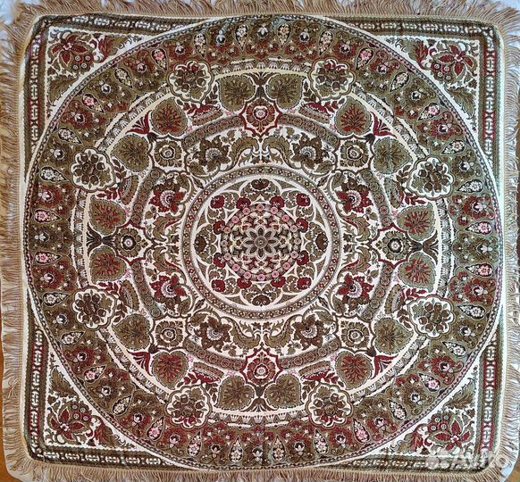 Скатерть винтаж с бахромой 1950-е