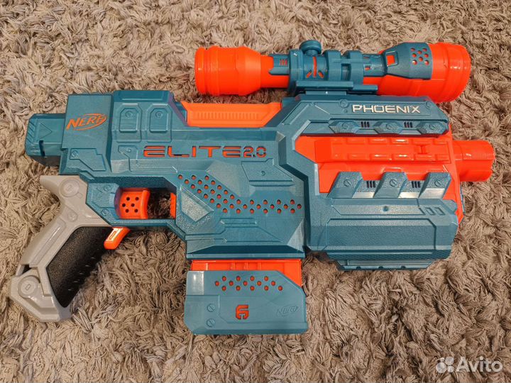 Бластер Nerf Elite 2.0 Phoenix CS-6, E9961