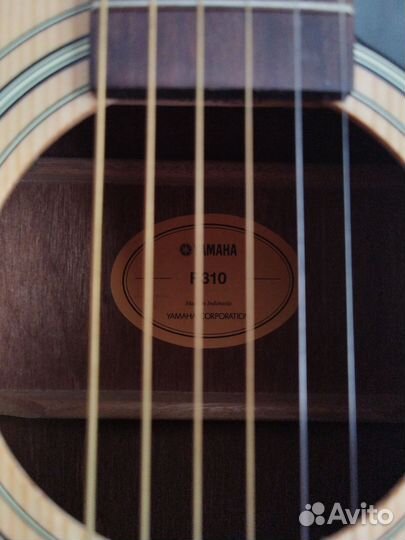 Акустическая гитара yamaha f310 бу + чехол