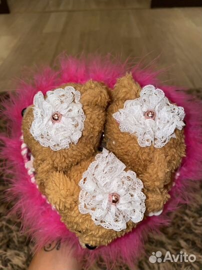 Корзинка с мишками