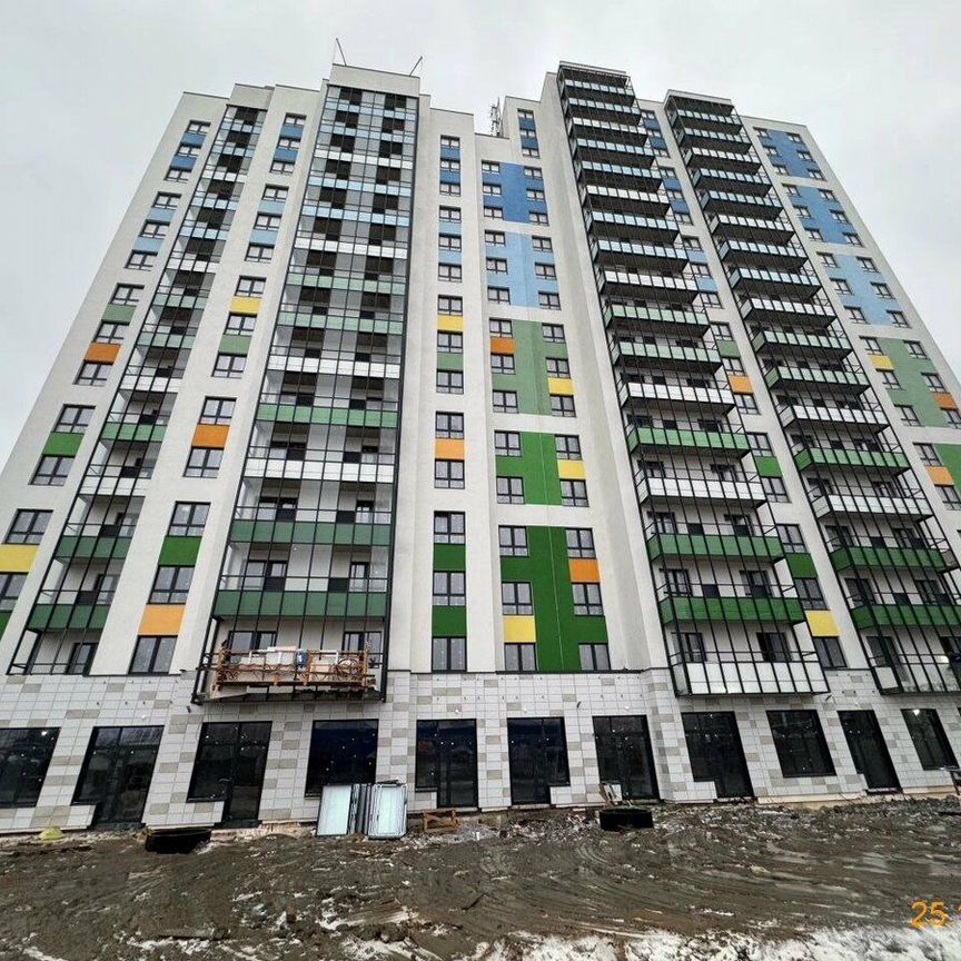 2-к. квартира, 48,3 м², 13/18 эт.