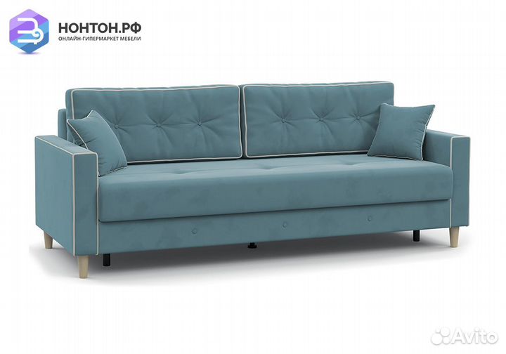 Диван тик-так Айрин светло-бирюзовый