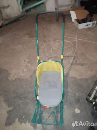 Детские зимние санки