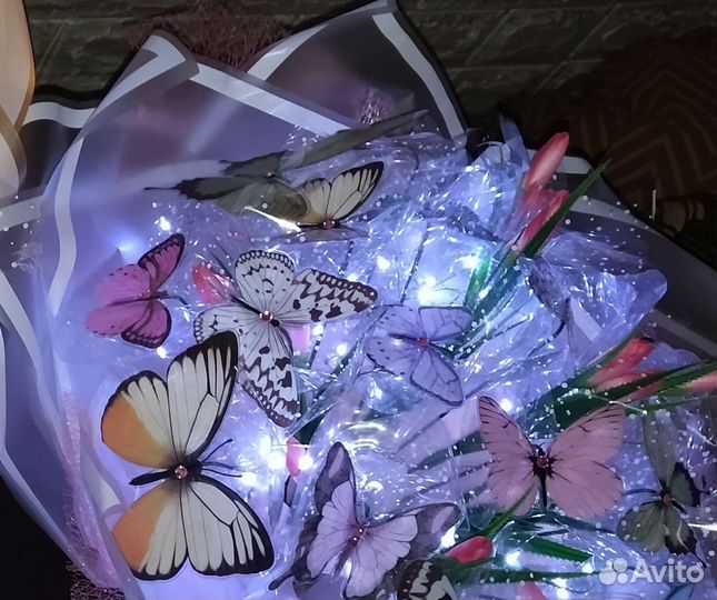 Шикарный букет из бабочек