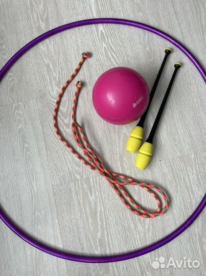 Булавы indigo,обруч, скакалка, резина