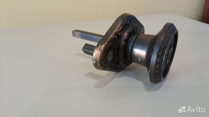 Дверная ручка, раритетная, бронза