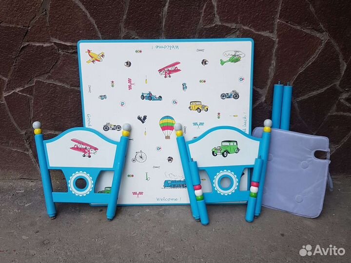 Детский стол и стул комплект
