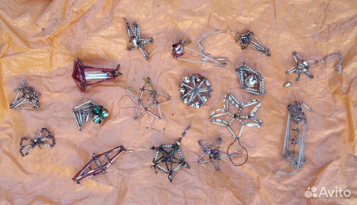 Ёлочные игрушки старинные