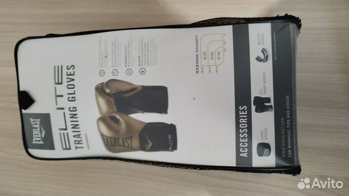 Боксерские перчатки 14 o everlast elite pro style