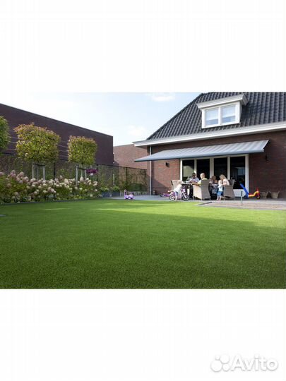 Коврик искусственная трава 18 мм, размер 1х2м, Тюм