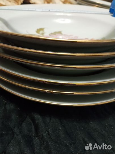 Тарелки фарфор СССР