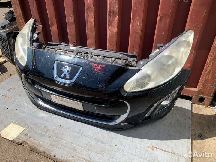 Срез морды Peugeot 308 рестайлинг галоген