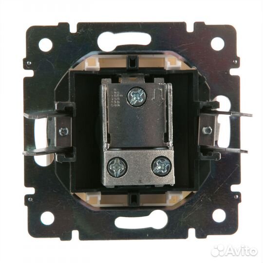 Тв-розетка проходная встраиваемая Valena шлейф, цв