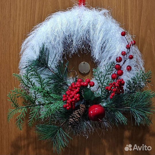 Рождественский венок (ручная работа)