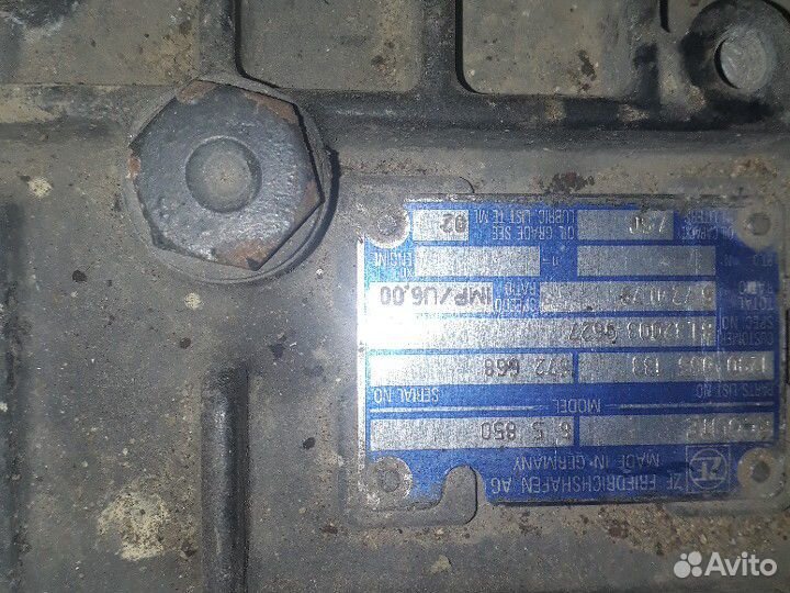 Коробка передач MAN TGL 8.180