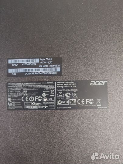 Моноблок acer aspire z3-615