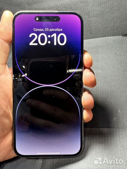 iPhone 14 pro max purple 128gb sim esim