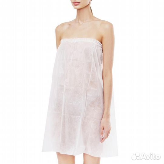 Пеньюар на липучке beajoy. S, 17 г/м2, белый