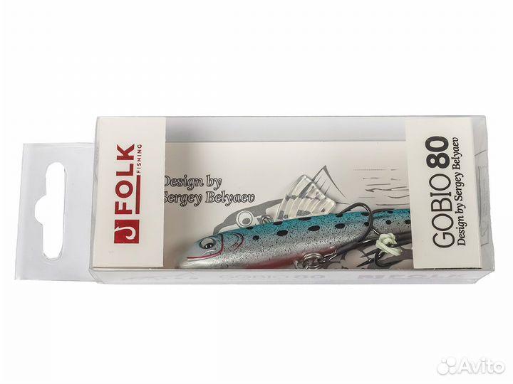 Воблер (Vib) folkfishing Gobio 80 FVG