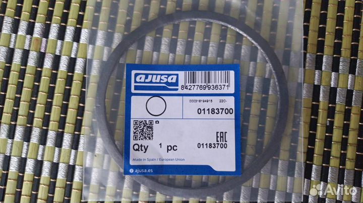 Прокладка приемной трубы volvo,ford Duratec-ST 2.5