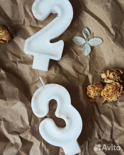 Свеча-цифра для торта/бенто