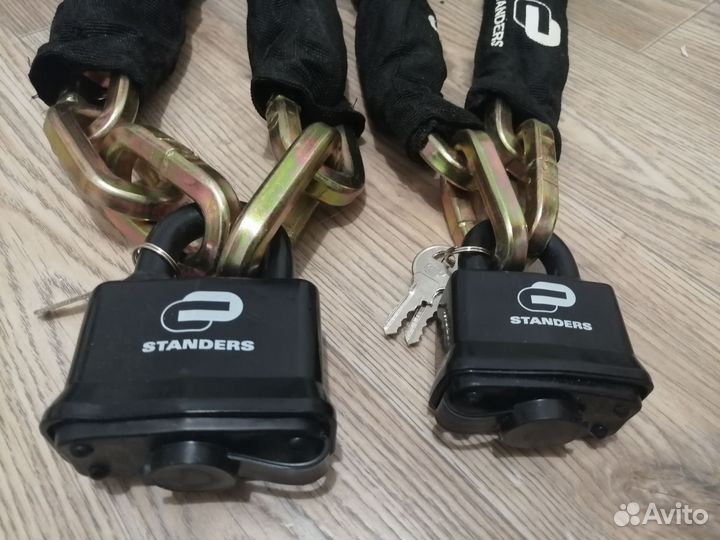 Противоугонная цепь и замок