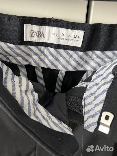 Костюм zara 134, школьный