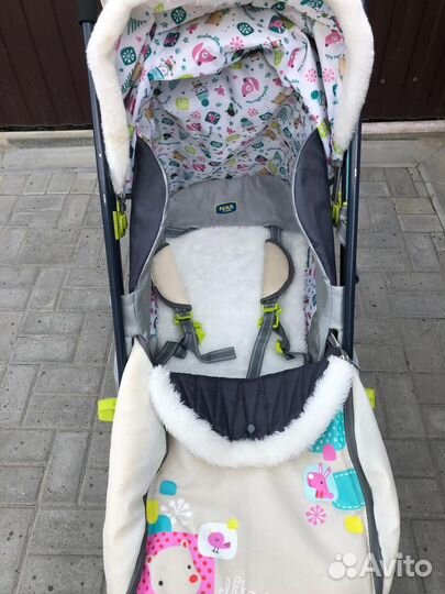 Санки коляска nika