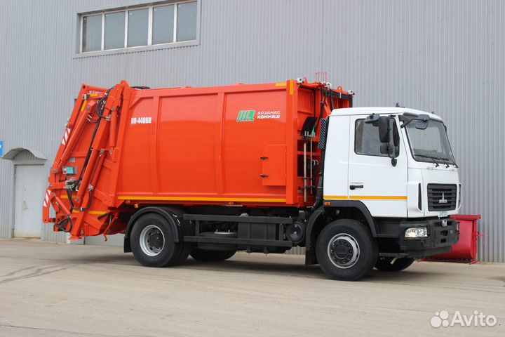 Мусоровоз с задней загрузкой ко-440вм (маз) портал